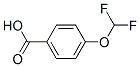 4-(Difluoromethoxy)benzoic acid Structure,4837-20-1Structure