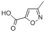 3-Methyl-5-isoxazolylcarboxylic acidStructure,4857-42-5Structure 3-Methyl-5-isoxazolylcarboxylic acid Structure,4857-42-5Structure