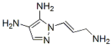 1H-pyrazole-4,5-diamine, 1-(3-amino-1-propenyl)-(9ci)Structure,491843-01-7Structure 1H-pyrazole-4,5-diamine, 1-(3-amino-1-propenyl)-(9ci) Structure,491843-01-7Structure