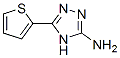 5-Thien-2-yl-4h-1,2,4-triazol-3-amineStructure,4922-99-0Structure 5-Thien-2-yl-4h-1,2,4-triazol-3-amine Structure,4922-99-0Structure