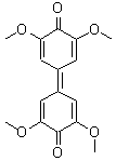 2,5-Cyclohexadien-1-one,4-(3,5-dimethoxy-4-oxo-2,5-cyclohexadien-1-ylidene)-2,6-dimethoxy-Structure,493-74-3Structure 2,5-Cyclohexadien-1-one,4-(3,5-dimethoxy-4-oxo-2,5-cyclohexadien-1-ylidene)-2,6-dimethoxy- Structure,493-74-3Structure