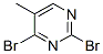 Pyrimidine, 2,4-dibromo-5-methyl- (9ci)Structure,494194-61-5Structure Pyrimidine, 2,4-dibromo-5-methyl- (9ci) Structure,494194-61-5Structure