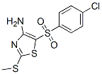 4-Amino-5-(4-chlorophenylsulfonyl)-2-methylthiothiazoleStructure,494763-21-2Structure 4-Amino-5-(4-chlorophenylsulfonyl)-2-methylthiothiazole Structure,494763-21-2Structure