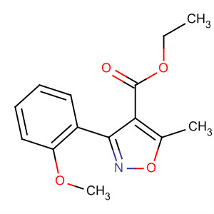 4-Isoxazolecarboxylicacid,3-(2-methoxyphenyl)-5-methyl-,ethylester(9ci)Structure,495417-30-6Structure 4-Isoxazolecarboxylicacid,3-(2-methoxyphenyl)-5-methyl-,ethylester(9ci) Structure,495417-30-6Structure