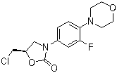 (R)-5-(chloromethyl)-3-(3-fluoro-4-morpholinophenyl)oxazolidin-2-oneStructure,496031-57-3Structure (R)-5-(chloromethyl)-3-(3-fluoro-4-morpholinophenyl)oxazolidin-2-one Structure,496031-57-3Structure