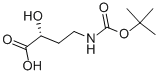 (R)-4-N-Boc-氨基-2-羥基丁酸結(jié)構(gòu)式_496918-28-6結(jié)構(gòu)式