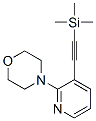 4-(3-Trimethylsilanylethynyl-pyridin-2-yl)-morpholineStructure,499193-56-5Structure 4-(3-Trimethylsilanylethynyl-pyridin-2-yl)-morpholine Structure,499193-56-5Structure