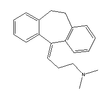Amitriptyline Structure,50-48-6Structure
