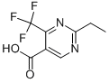 5-Pyrimidinecarboxylicacid,2-ethyl-4-(trifluoromethyl)-Structure,500130-77-8Structure 5-Pyrimidinecarboxylicacid,2-ethyl-4-(trifluoromethyl)- Structure,500130-77-8Structure