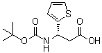 Boc-(s)-3-amino-3-(2-thienyl)-propionic acidStructure,500770-66-1Structure Boc-(s)-3-amino-3-(2-thienyl)-propionic acid Structure,500770-66-1Structure