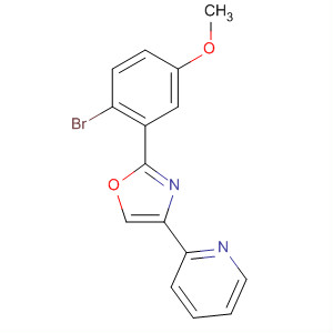 2-(2-Bromo-5-methoxyphenyl)-4-(pyridin-2-yl)-1,3-oxazoleStructure,502422-49-3Structure 2-(2-Bromo-5-methoxyphenyl)-4-(pyridin-2-yl)-1,3-oxazole Structure,502422-49-3Structure