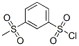 3-(Methylsulfonyl)benzenesulfonyl chlorideStructure,502625-49-2Structure 3-(Methylsulfonyl)benzenesulfonyl chloride Structure,502625-49-2Structure