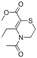 2H-1,4-thiazine-6-carboxylicacid,4-acetyl-5-ethyl-3,4-dihydro-,methylester(9ci)Structure,503302-21-4Structure 2H-1,4-thiazine-6-carboxylicacid,4-acetyl-5-ethyl-3,4-dihydro-,methylester(9ci) Structure,503302-21-4Structure