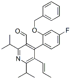 4-[4-氟-2-(苯基甲氧基)苯基]-2,6-雙(1-甲基乙基)-5-(1-丙基)-3-吡啶甲醛結(jié)構(gòu)式_503559-80-6結(jié)構(gòu)式