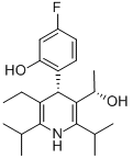 (aS,4S)-5-乙基-4-(4-氟-2-羥基苯基)-a-甲基-2,6-雙(1-甲基乙基)-3-吡啶甲醇結(jié)構(gòu)式_503610-10-4結(jié)構(gòu)式