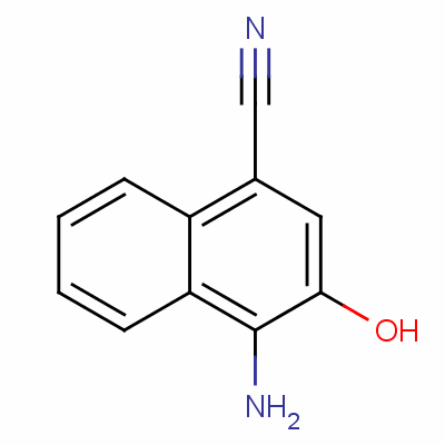4-Amino-3-hydroxynaphthalene-1-carbonitrileStructure,50380-74-0Structure 4-Amino-3-hydroxynaphthalene-1-carbonitrile Structure,50380-74-0Structure