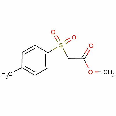 對(duì)甲苯磺酰基乙酸甲酯結(jié)構(gòu)式_50397-64-3結(jié)構(gòu)式