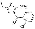 2-Amino-3-o-chlorobenzoyl-5-ethylthiophene Structure,50508-60-6Structure