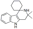 2,3,4,5-四氫-3,3-二甲基螺[環(huán)己烷-1,1-[1h]吡啶并[4,3-b]吲哚]結構式_50527-38-3結構式