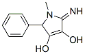 2,5-Dihydro-2-imino-1-methyl-5-phenyl-1h-pyrrole-3,4-diolStructure,50618-97-8Structure 2,5-Dihydro-2-imino-1-methyl-5-phenyl-1h-pyrrole-3,4-diol Structure,50618-97-8Structure