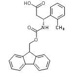 Benzenepropanoic acid, β-[[(9H-fluoren-9-ylmethoxy)carbonyl]amino]-2-methyl-, (βR)- Structure,507472-27-7Structure