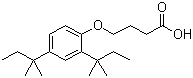 4-(2,4-Di-tert-pentylphenoxy)butyric acidStructure,50772-35-5Structure 4-(2,4-Di-tert-pentylphenoxy)butyric acid Structure,50772-35-5Structure