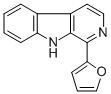 1-(2-呋喃基)-吡啶并(3,4-b)吲哚結(jié)構(gòu)式_50892-81-4結(jié)構(gòu)式