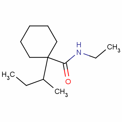 N-ethyl-1-(1-methylpropyl)cyclohexanecarboxamideStructure,51200-99-8Structure N-ethyl-1-(1-methylpropyl)cyclohexanecarboxamide Structure,51200-99-8Structure