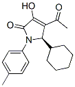 2H-Pyrrol-2-one, 4-acetyl-5-cyclohexyl-1,5-dihydro-3-hydroxy-1-(4-methylphenyl)-, (5R)-Structure,512176-60-2Structure 2H-Pyrrol-2-one, 4-acetyl-5-cyclohexyl-1,5-dihydro-3-hydroxy-1-(4-methylphenyl)-, (5R)- Structure,512176-60-2Structure