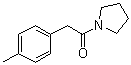 Pyrrolidine,1-(4-methylphenyl)acetylStructure,512787-27-8Structure Pyrrolidine,1-(4-methylphenyl)acetyl Structure,512787-27-8Structure