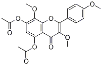 5,7-Diacetoxy-3,4’,8-trimethoxyflavoneStructure,5128-43-8Structure 5,7-Diacetoxy-3,4’,8-trimethoxyflavone Structure,5128-43-8Structure