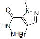 1H-pyrazole-5-carboxylicacid,4-bromo-1-methyl-,hydrazide(9ci)Structure,512809-81-3Structure 1H-pyrazole-5-carboxylicacid,4-bromo-1-methyl-,hydrazide(9ci) Structure,512809-81-3Structure