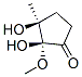 Cyclopentanone,2,3-dihydroxy-2-methoxy-3-methyl-,(2r,3s)-(9ci)Structure,514213-32-2Structure Cyclopentanone,2,3-dihydroxy-2-methoxy-3-methyl-,(2r,3s)-(9ci) Structure,514213-32-2Structure