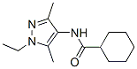 Cyclohexanecarboxamide,n-(1-ethyl-3,5-dimethyl-1h-pyrazol-4-yl)-(9ci)Structure,514816-78-5Structure Cyclohexanecarboxamide,n-(1-ethyl-3,5-dimethyl-1h-pyrazol-4-yl)-(9ci) Structure,514816-78-5Structure
