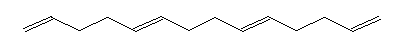 1,5,9,13-TetradecatetraeneStructure,51487-38-8Structure 1,5,9,13-Tetradecatetraene Structure,51487-38-8Structure