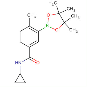 N-cyclopropyl-4-methyl-3-(4,4,5,5-tetramethyl-1,3,2-dioxaborolan-2-yl)benzamideStructure,515135-67-8Structure N-cyclopropyl-4-methyl-3-(4,4,5,5-tetramethyl-1,3,2-dioxaborolan-2-yl)benzamide Structure,515135-67-8Structure