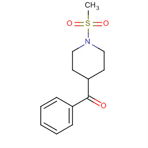 4-Benzoyl-1-methanesulphonylpiperidineStructure,515154-31-1Structure 4-Benzoyl-1-methanesulphonylpiperidine Structure,515154-31-1Structure