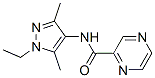 Pyrazinecarboxamide,n-(1-ethyl-3,5-dimethyl-1h-pyrazol-4-yl)-(9ci)Structure,515828-81-6Structure Pyrazinecarboxamide,n-(1-ethyl-3,5-dimethyl-1h-pyrazol-4-yl)-(9ci) Structure,515828-81-6Structure