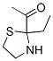 Ethanone,1-(2-ethyl-2-thiazolidinyl)-(9ci)Structure,51859-55-3Structure Ethanone,1-(2-ethyl-2-thiazolidinyl)-(9ci) Structure,51859-55-3Structure