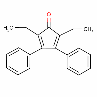 2,5-Diethyl-3,4-diphenylcyclopentadienoneStructure,51932-77-5Structure 2,5-Diethyl-3,4-diphenylcyclopentadienone Structure,51932-77-5Structure