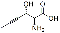 (2S,3s)-2-amino-3-hydroxy-4-hexynoic acidStructure,51939-53-8Structure (2S,3s)-2-amino-3-hydroxy-4-hexynoic acid Structure,51939-53-8Structure