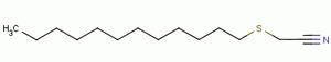 十二基硫代乙腈結(jié)構(gòu)式_51956-42-4結(jié)構(gòu)式