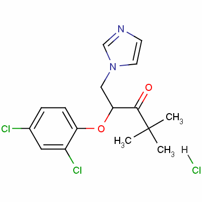 2-(2,4-Dichlorophenoxy)-1-(1h-imidazol-1-yl)-4,4-dimethylpentan-3-one monohydrochlorideStructure,52130-69-5Structure 2-(2,4-Dichlorophenoxy)-1-(1h-imidazol-1-yl)-4,4-dimethylpentan-3-one monohydrochloride Structure,52130-69-5Structure