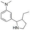 Benzenamine,3-(3-ethyl-2-pyrrolidinyl)-n,n-dimethyl-(9ci)Structure,524918-49-8Structure Benzenamine,3-(3-ethyl-2-pyrrolidinyl)-n,n-dimethyl-(9ci) Structure,524918-49-8Structure