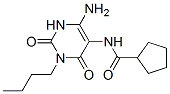 Cyclopentanecarboxamide,n-(4-amino-1-butyl-1,2,3,6-tetrahydro-2,6-dioxo-5-pyrimidinyl)-Structure,524944-62-5Structure Cyclopentanecarboxamide,n-(4-amino-1-butyl-1,2,3,6-tetrahydro-2,6-dioxo-5-pyrimidinyl)- Structure,524944-62-5Structure