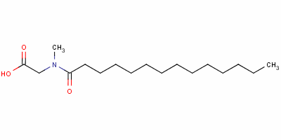 N-(1-oxotetradecyl)sarcosineStructure,52558-73-3Structure N-(1-oxotetradecyl)sarcosine Structure,52558-73-3Structure