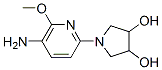 3,4-Pyrrolidinediol ,1-(5-amino-6-methoxy-2-pyridinyl)-(9ci)Structure,526188-87-4Structure 3,4-Pyrrolidinediol ,1-(5-amino-6-methoxy-2-pyridinyl)-(9ci) Structure,526188-87-4Structure