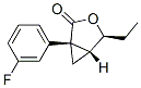 (1s,4s,5r)-(9ci)-4-乙基-1-(3-氟苯基)-3-噁雙環(huán)[3.1.0]-2-己酮結構式_528588-18-3結構式
