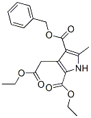 4-Benzyl 2-ethyl 3-(2-ethoxy-2-oxoethyl)-5-methyl-1H-pyrrole-2,4-dicarboxylateStructure,52887-35-1Structure 4-Benzyl 2-ethyl 3-(2-ethoxy-2-oxoethyl)-5-methyl-1H-pyrrole-2,4-dicarboxylate Structure,52887-35-1Structure