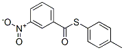 3-Nitrothiobenzoic acid s-(4-methylphenyl) esterStructure,52909-89-4Structure 3-Nitrothiobenzoic acid s-(4-methylphenyl) ester Structure,52909-89-4Structure